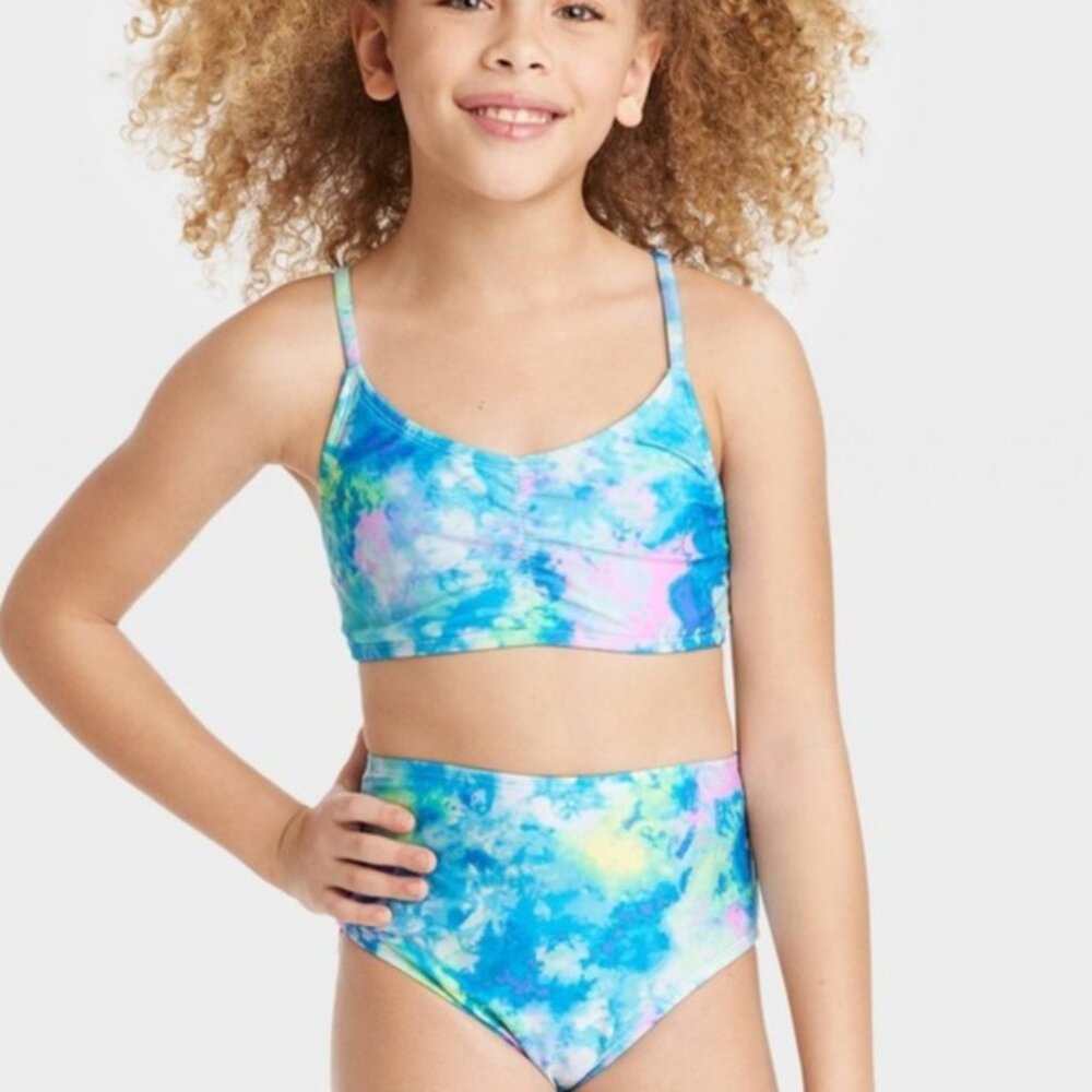 Art Class Girls' Tie-Dye 'Delight' Bikini Set